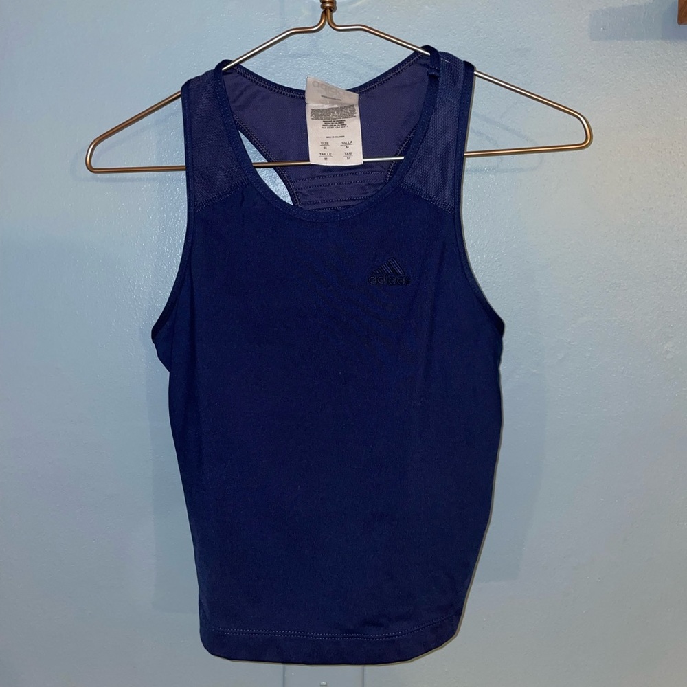 Adidas Athletic Cropped Tank (Size M)